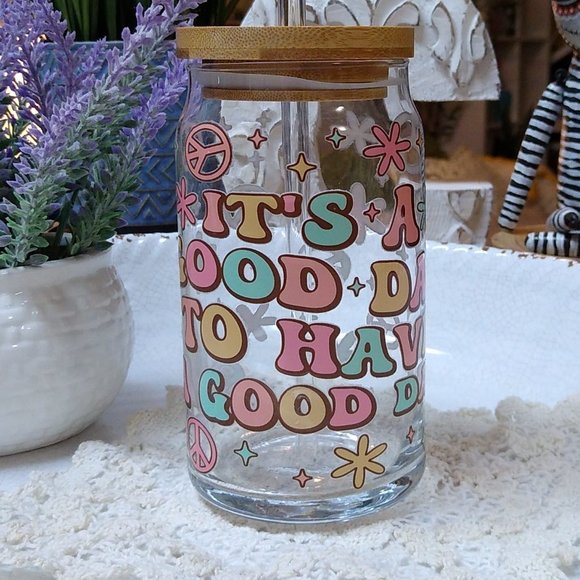 its a good day 16oz can glass - Picture 1 of 2